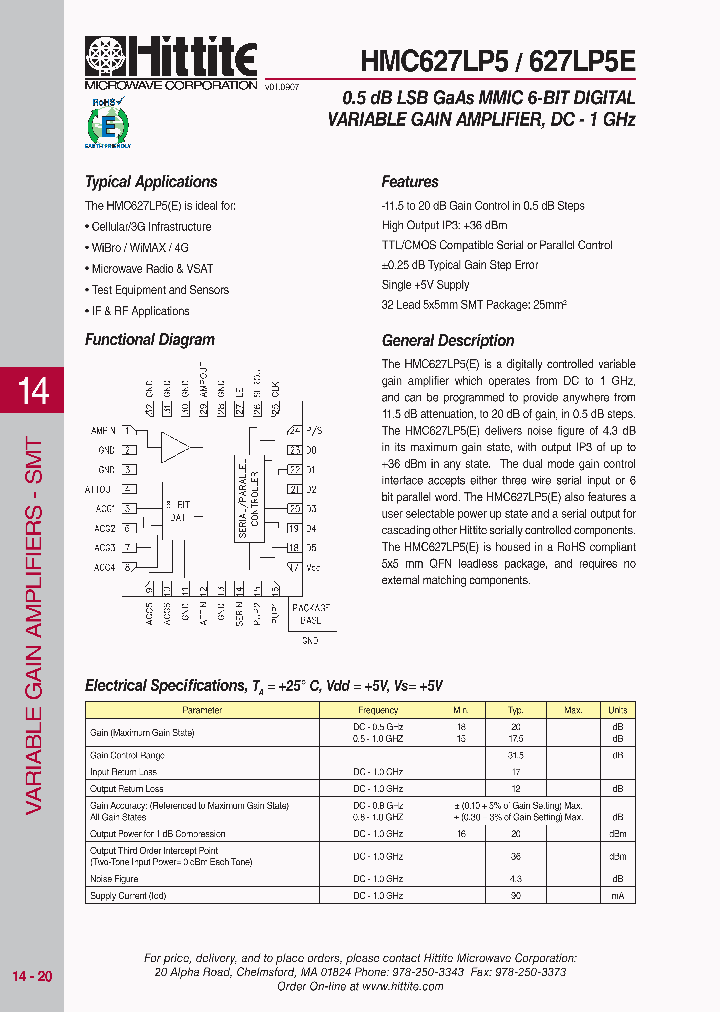 HMC627LP5_4107438.PDF Datasheet