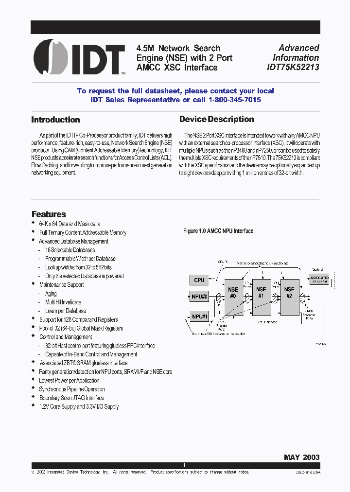 IDT75K52213_4114112.PDF Datasheet