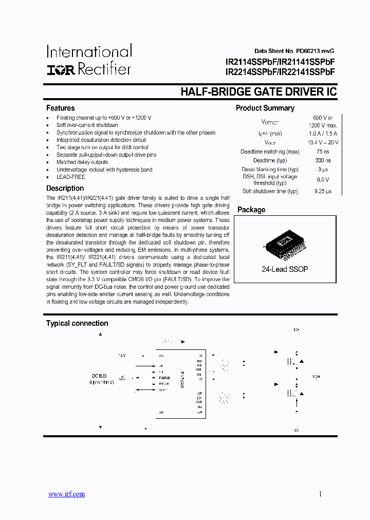 IR22141SSPBF_4106813.PDF Datasheet