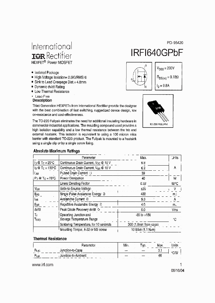 IRFI640GPBF_4121731.PDF Datasheet