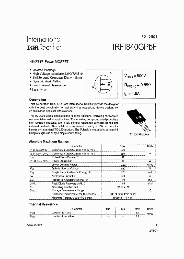 IRFI840GPBF_4112971.PDF Datasheet