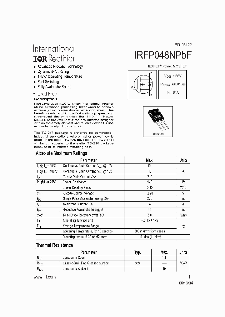 IRFP048NPBF_4146465.PDF Datasheet