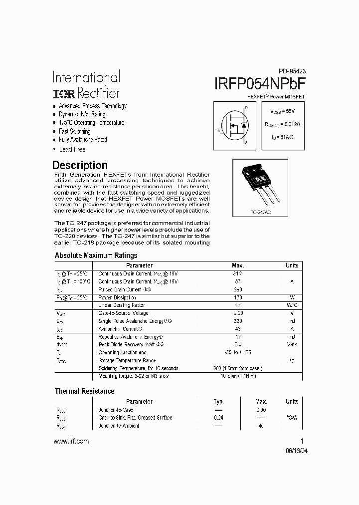 IRFP054NPBF_4146370.PDF Datasheet