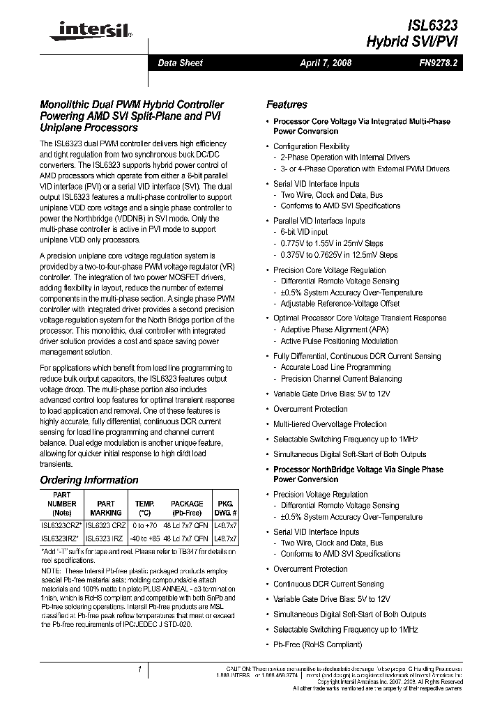 ISL6323_4156399.PDF Datasheet