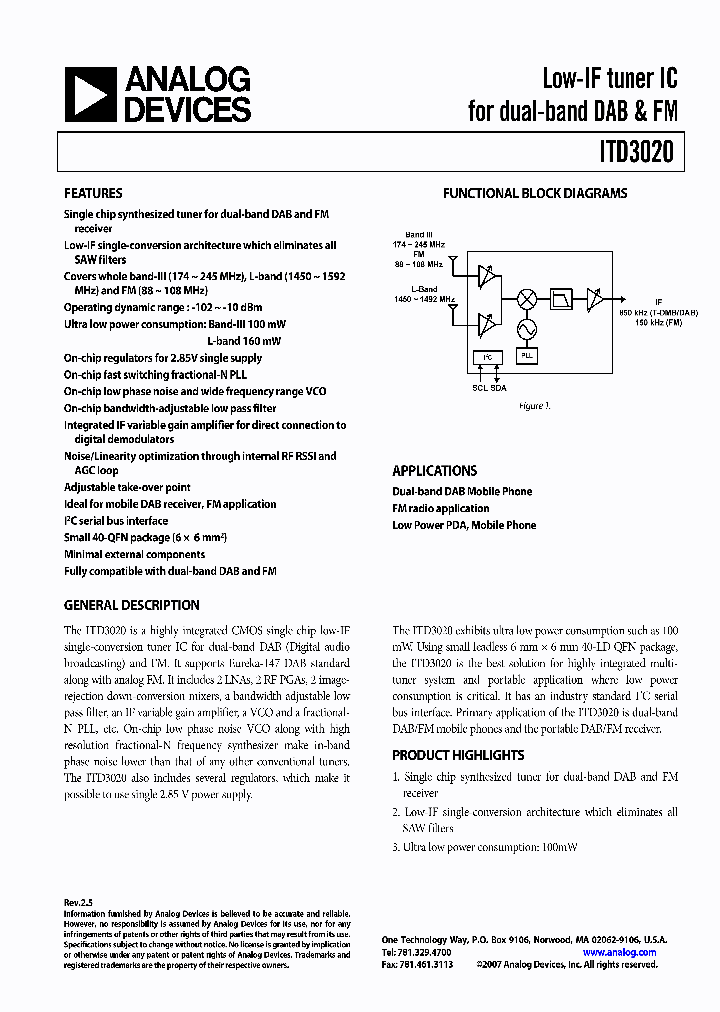 ITD3020_4116489.PDF Datasheet