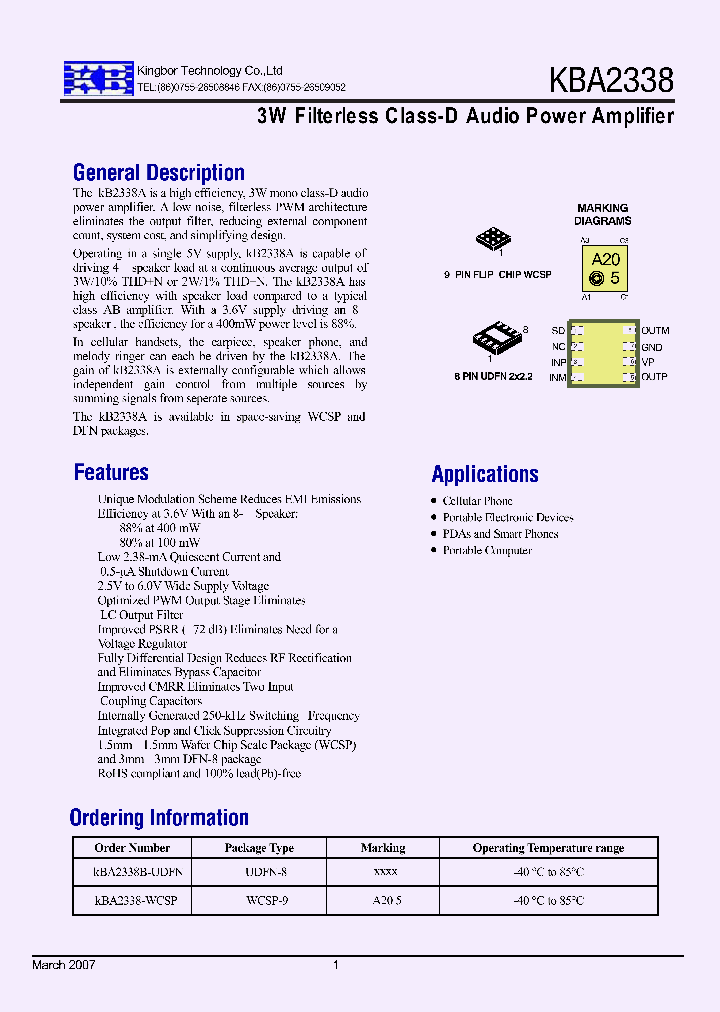KBA2338-WCSP_4126757.PDF Datasheet