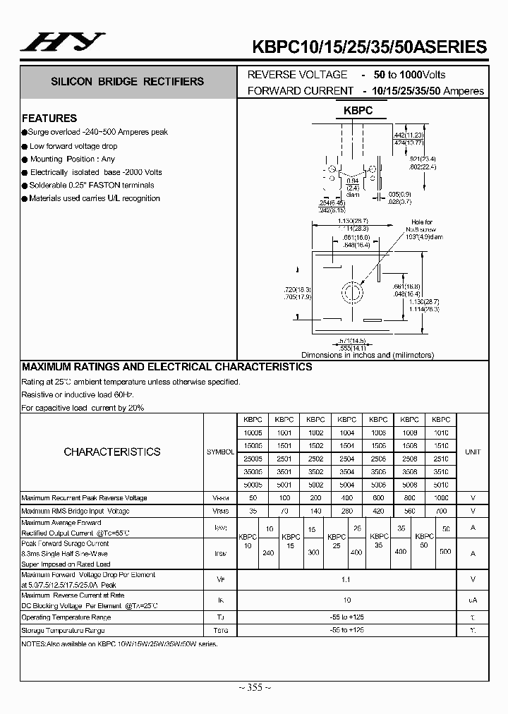 KBPC35005_4146483.PDF Datasheet