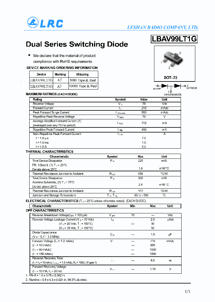 LBAV99LT1G_4156767.PDF Datasheet