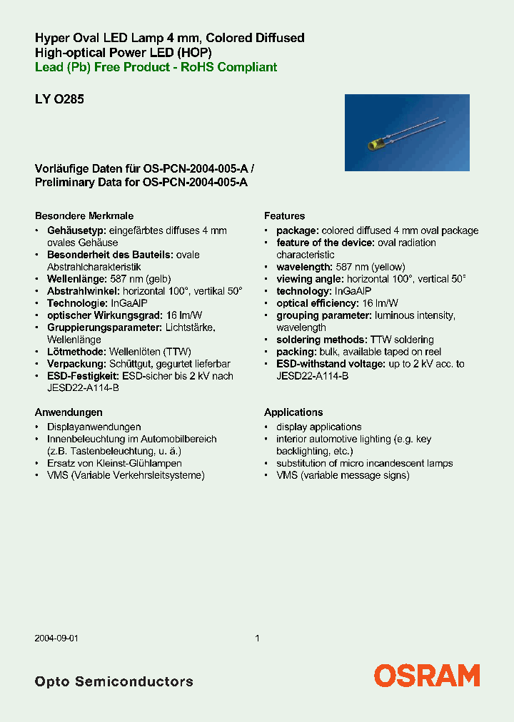 LYO285-T2V1-46_4130427.PDF Datasheet