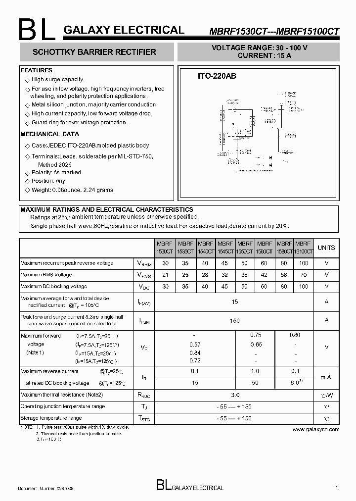 MBRF1540CT_4140185.PDF Datasheet