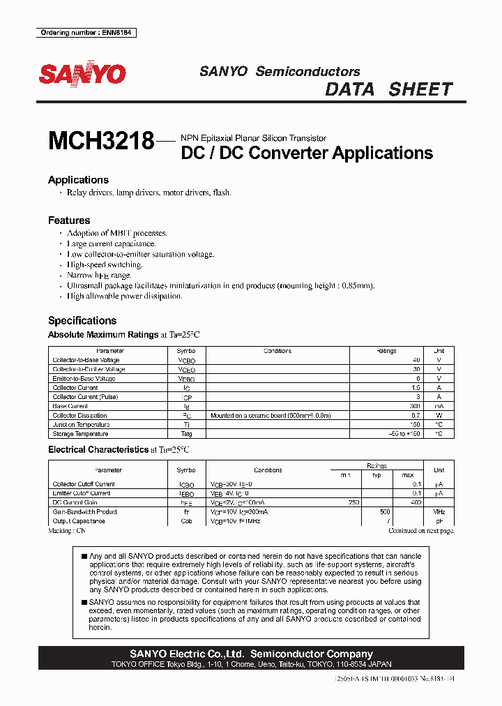 MCH3218_4115501.PDF Datasheet
