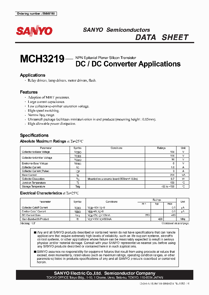 MCH3219_4115502.PDF Datasheet