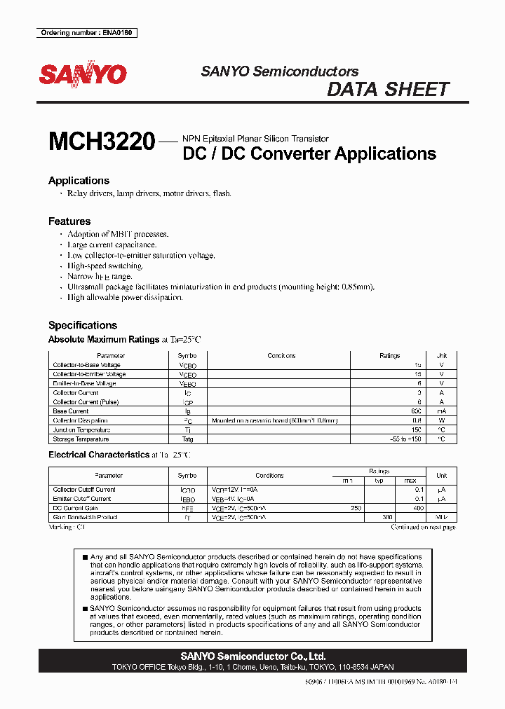 MCH3220_4115497.PDF Datasheet