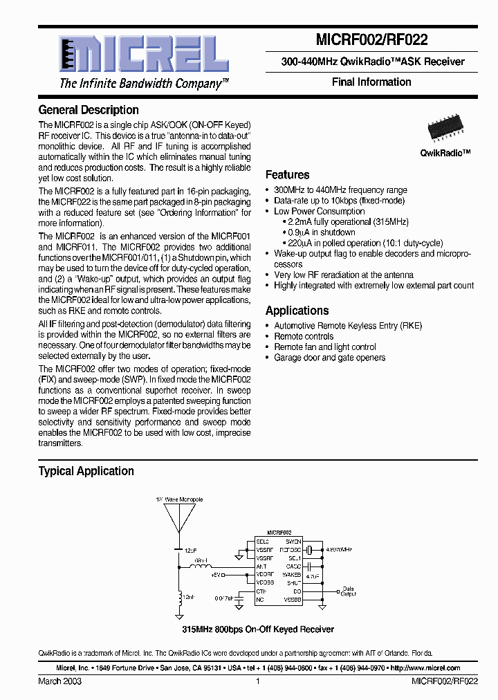 MICRF00203_4153405.PDF Datasheet