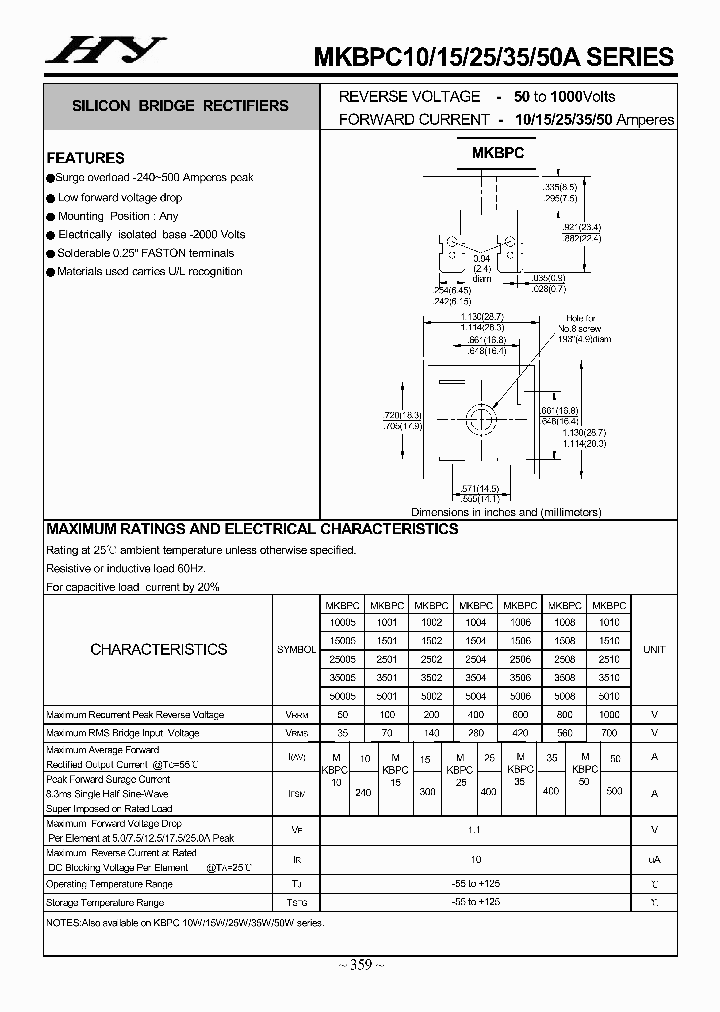 MKBPC25005_4144562.PDF Datasheet