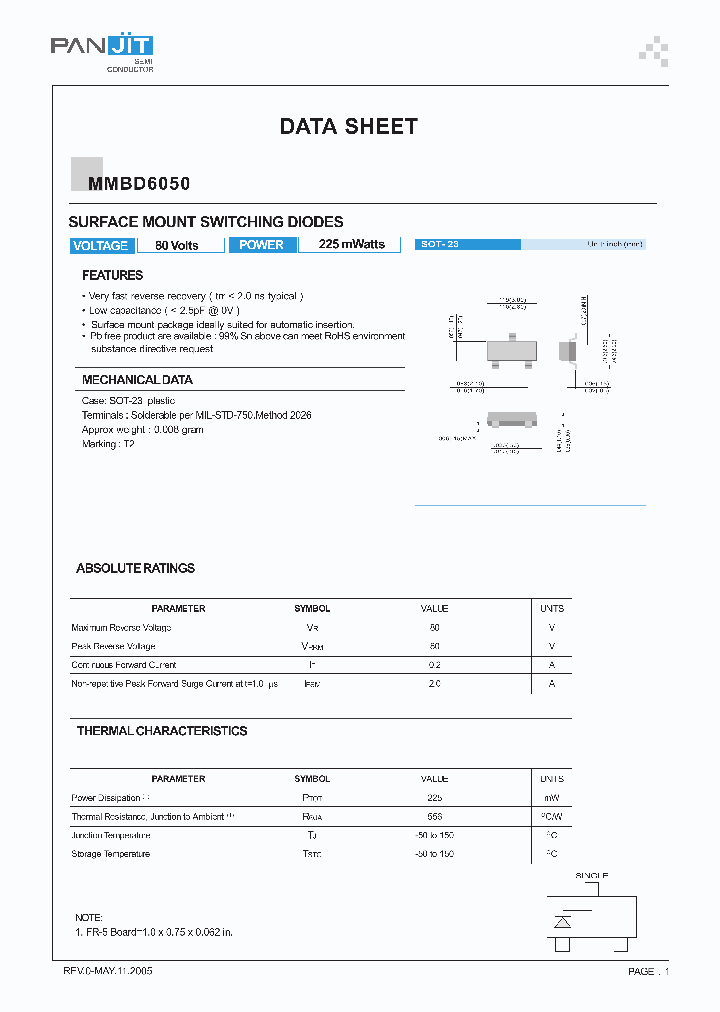 MMBD6050_4109677.PDF Datasheet