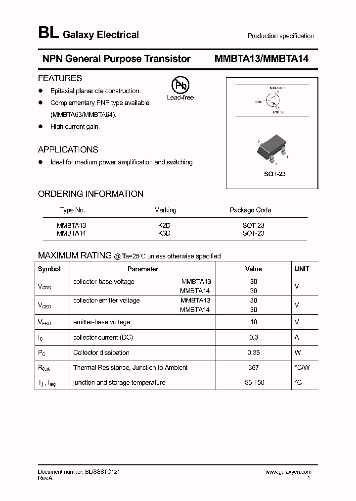 MMBTA13_4155778.PDF Datasheet