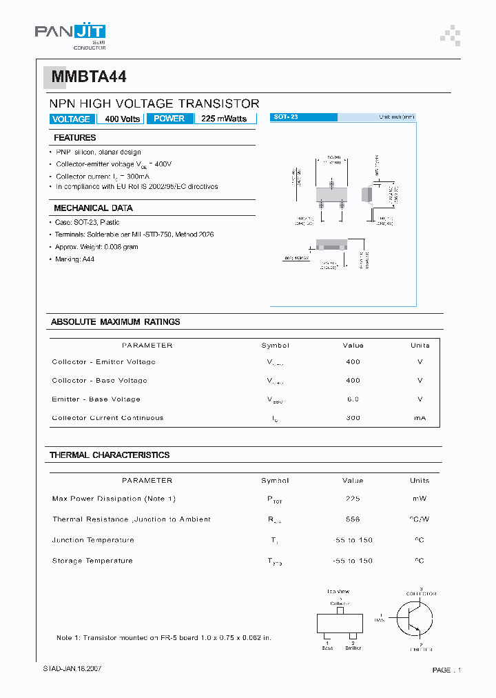 MMBTA44_4108093.PDF Datasheet