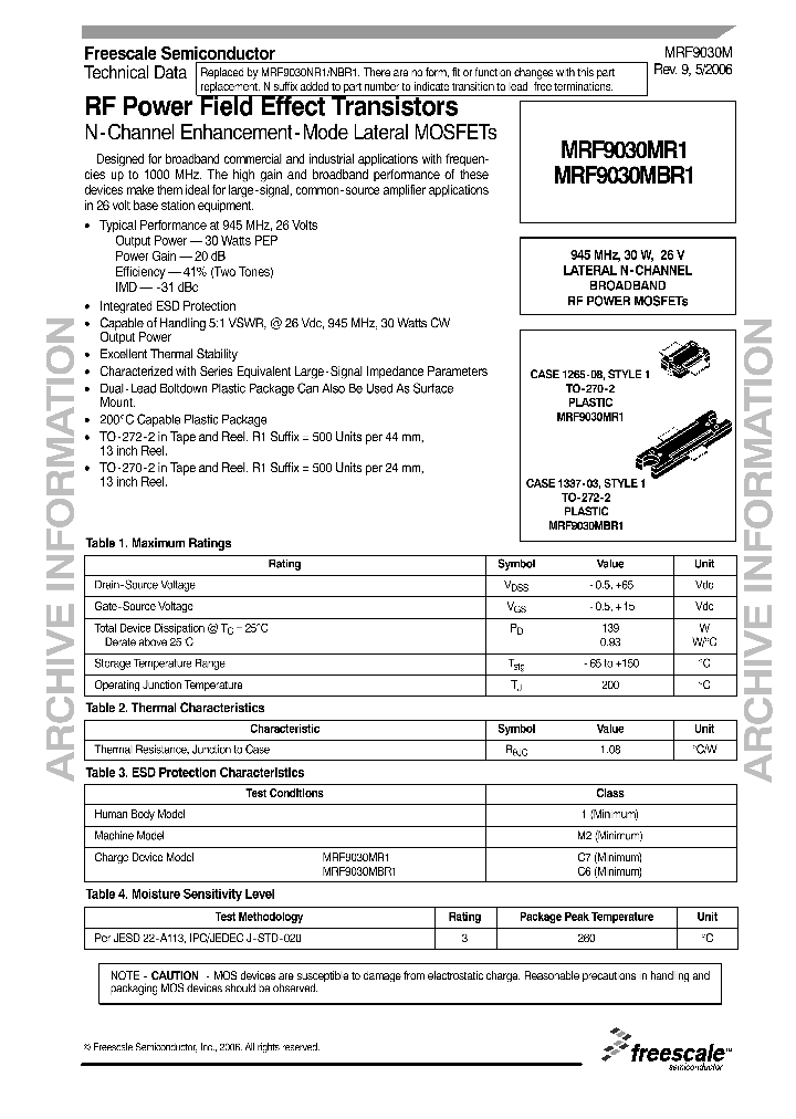 MRF9030MBR1_4111123.PDF Datasheet