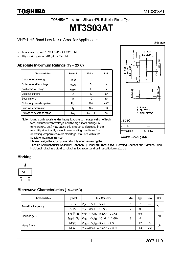 MT3S03AT07_4125521.PDF Datasheet