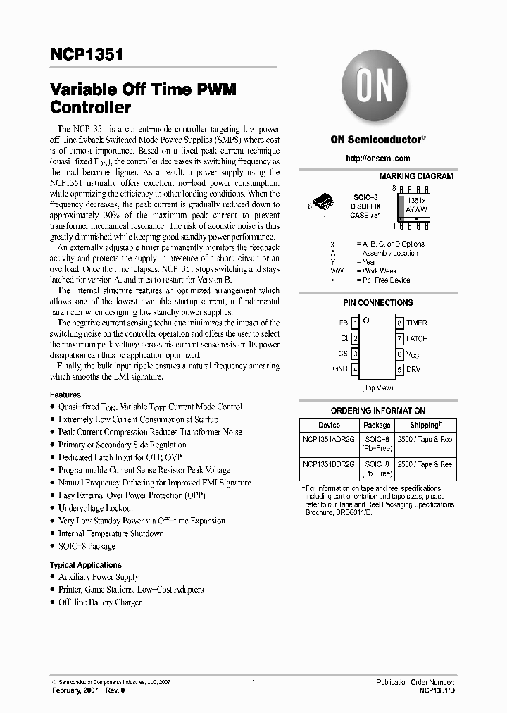 NCP1351_4112653.PDF Datasheet
