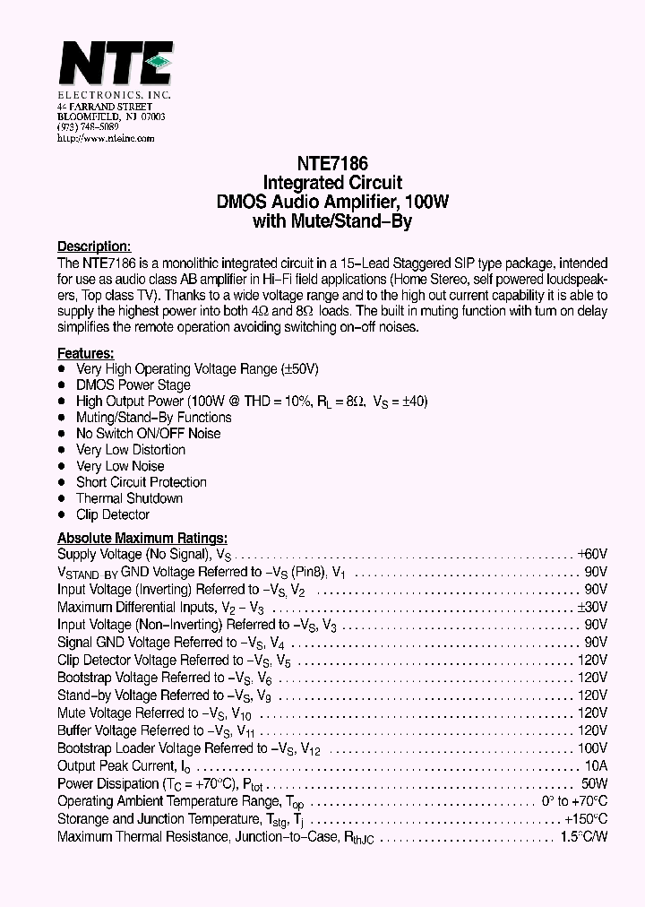 NTE7186_4131114.PDF Datasheet