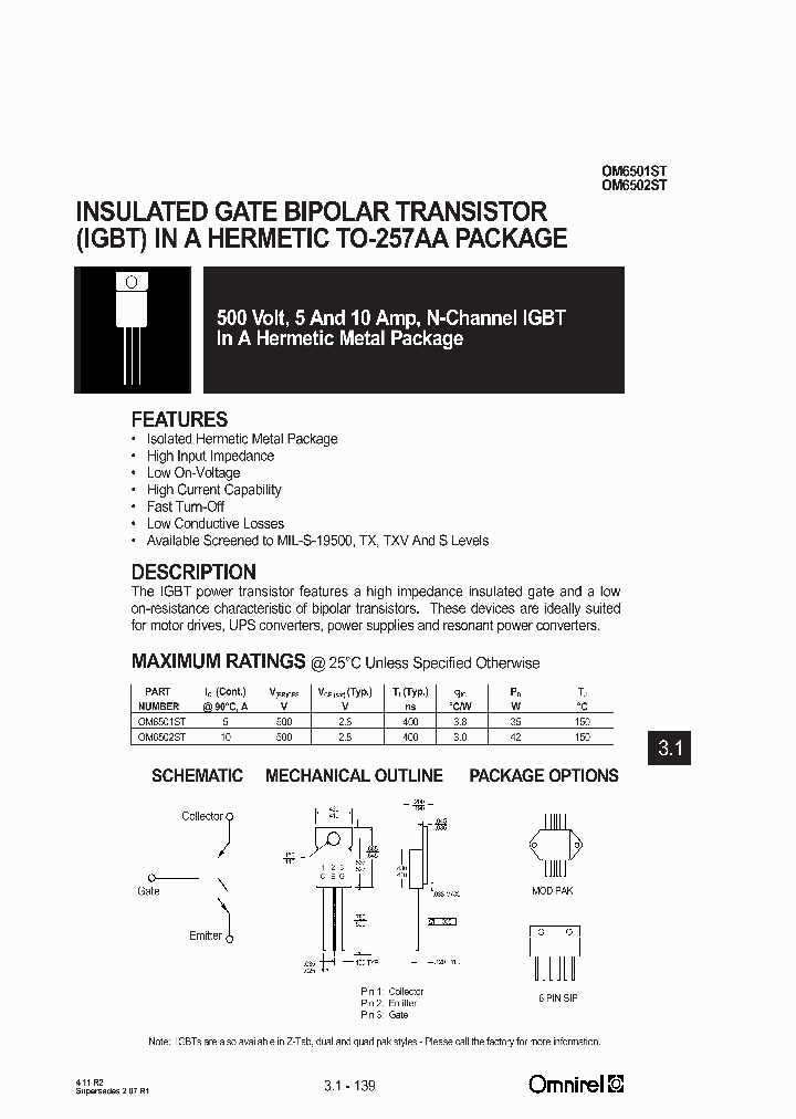 OM6502ST_4125232.PDF Datasheet