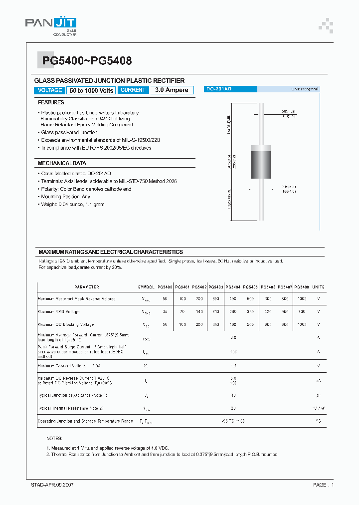 PG540007_4121623.PDF Datasheet