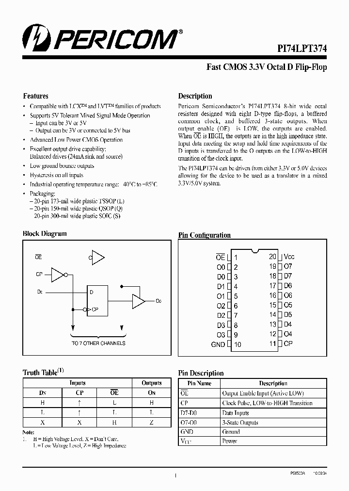 PI74LPT374CL_4144852.PDF Datasheet