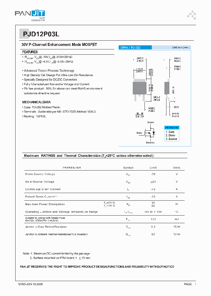 PJD12P03L_4121601.PDF Datasheet