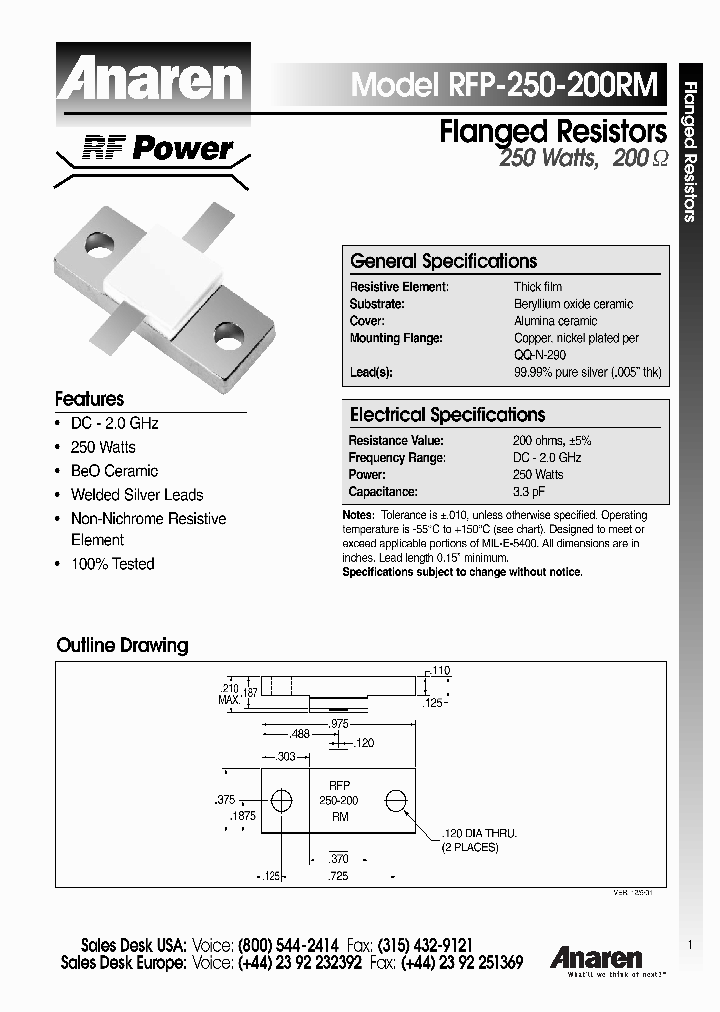 RFP-250-200RM_4147940.PDF Datasheet