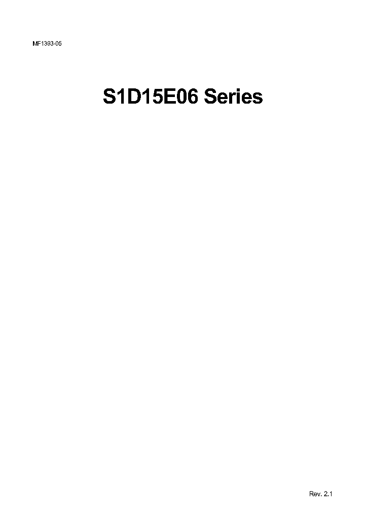 S1D15E06_4113024.PDF Datasheet