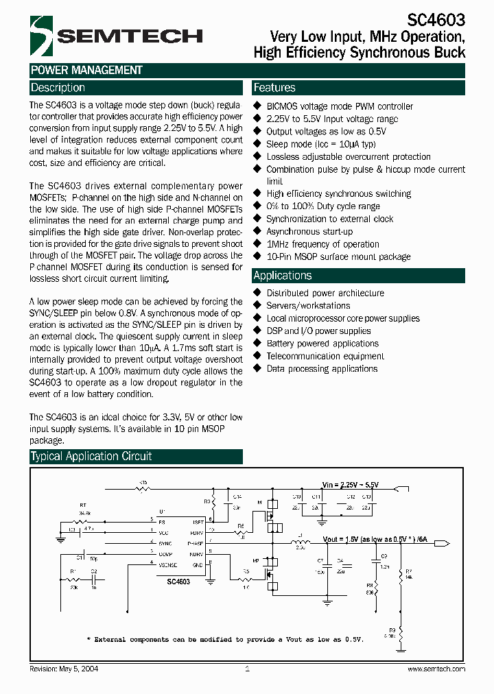 SC4603IMSTRT_4123624.PDF Datasheet