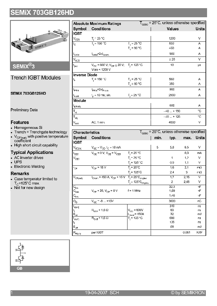 SEMIX703GB126HD_4161390.PDF Datasheet