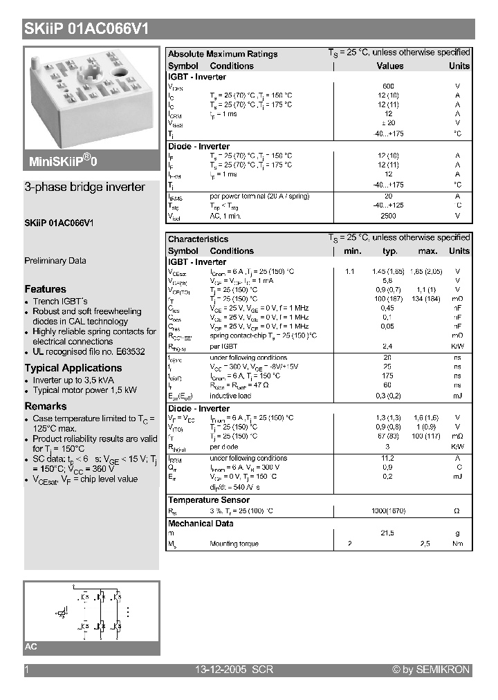 SKIIP01AC066V105_4131435.PDF Datasheet