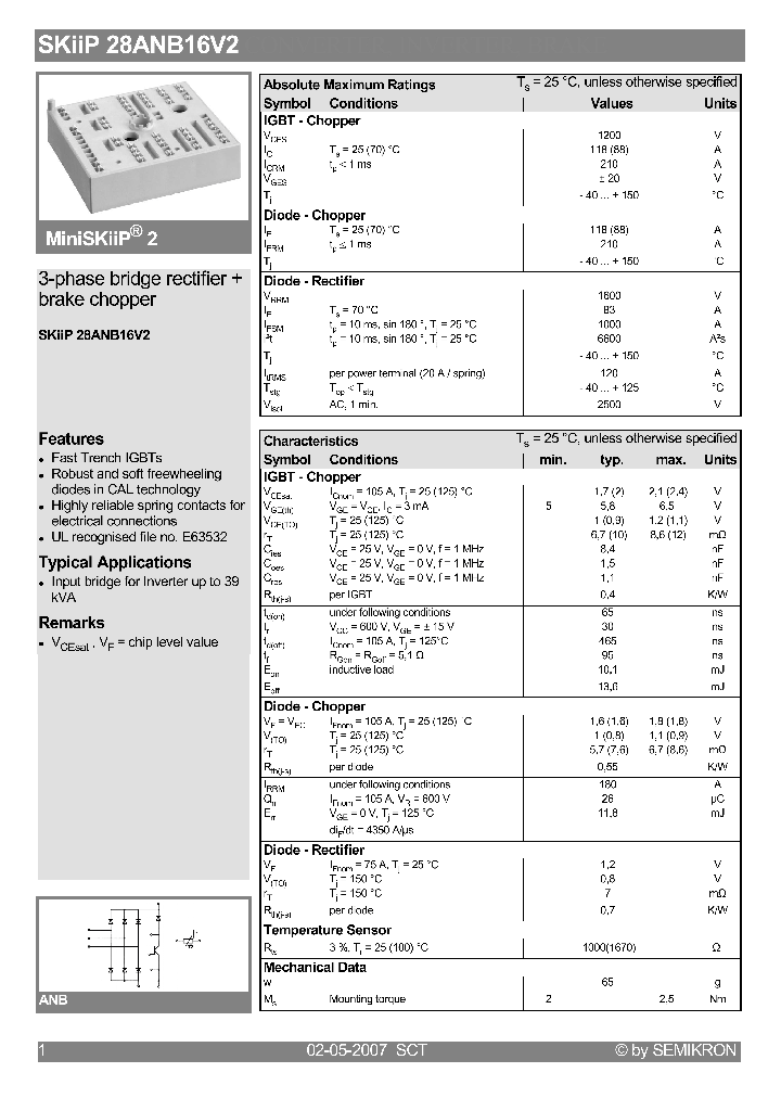SKIIP28ANB16V2_4123034.PDF Datasheet