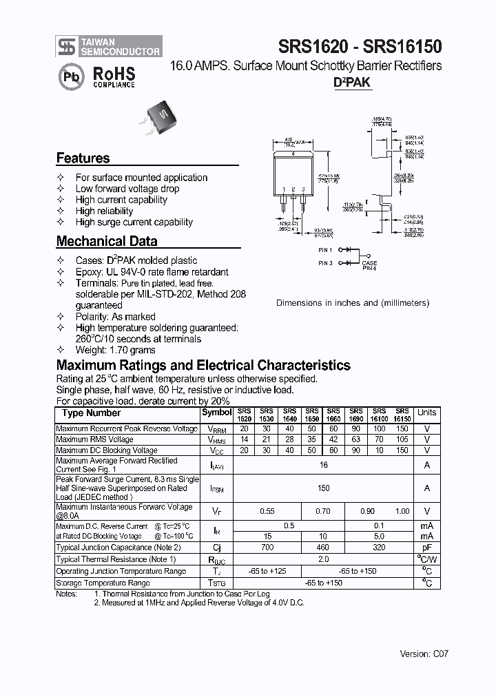 SRS16100_4107398.PDF Datasheet