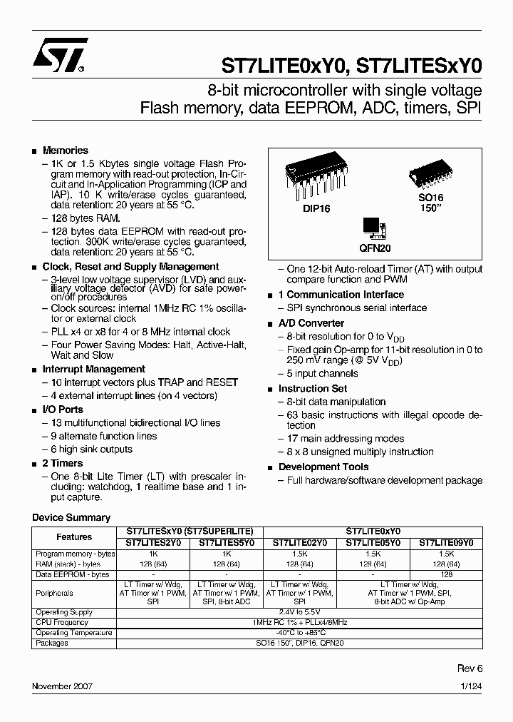 ST7FLITE09Y0B6TR_4113076.PDF Datasheet