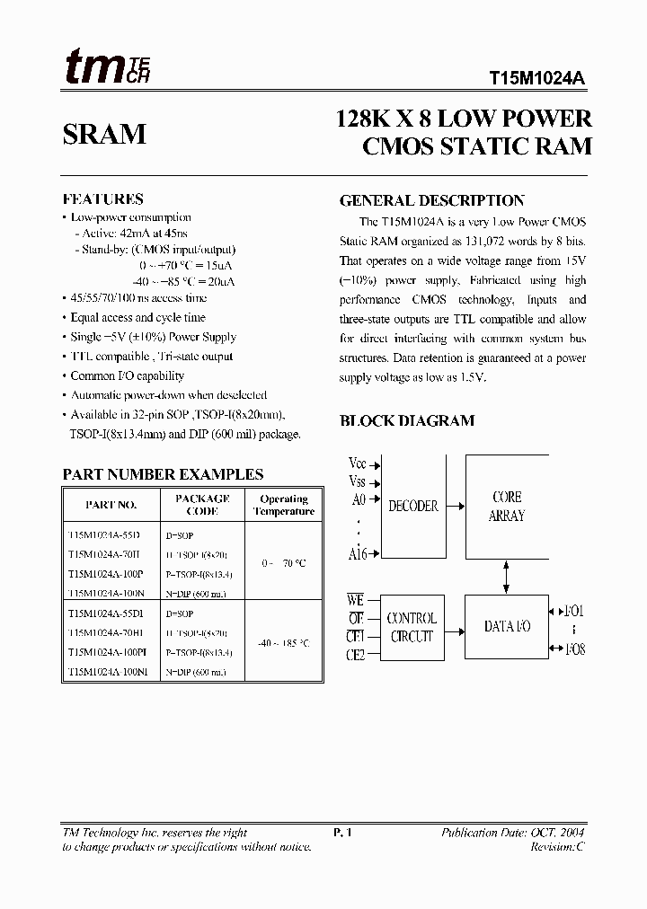 T15M1024A04_4122542.PDF Datasheet