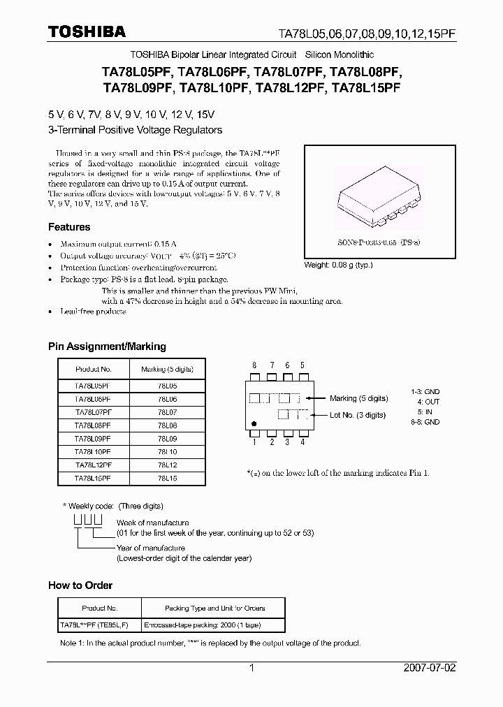 TA78L07PF_4108906.PDF Datasheet