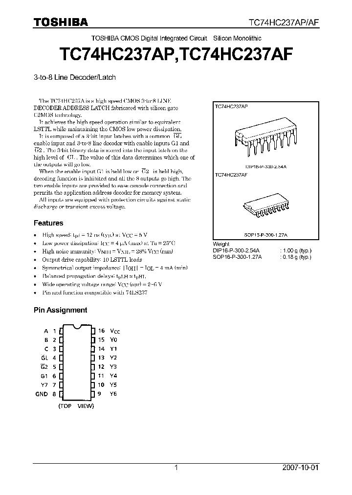 TC74HC237AP07_4109805.PDF Datasheet