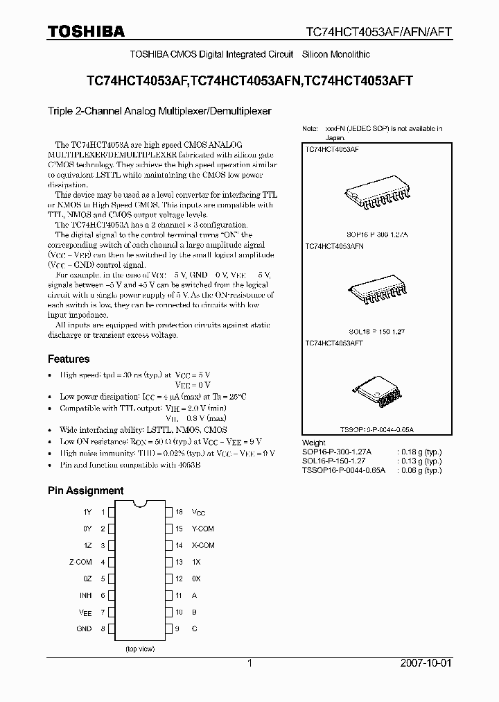 TC74HCT4053AF_4134761.PDF Datasheet