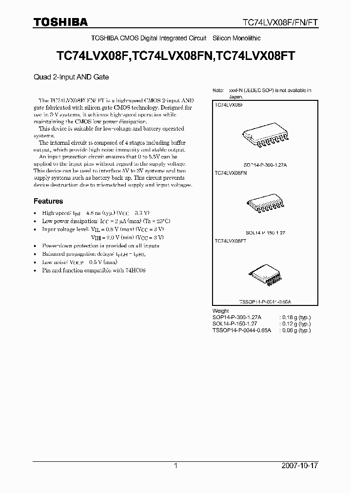 TC74LVX08F07_4133218.PDF Datasheet