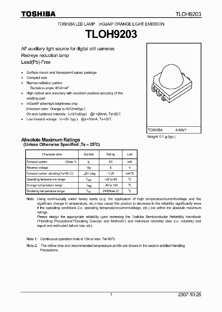 TLOH9203_4131945.PDF Datasheet