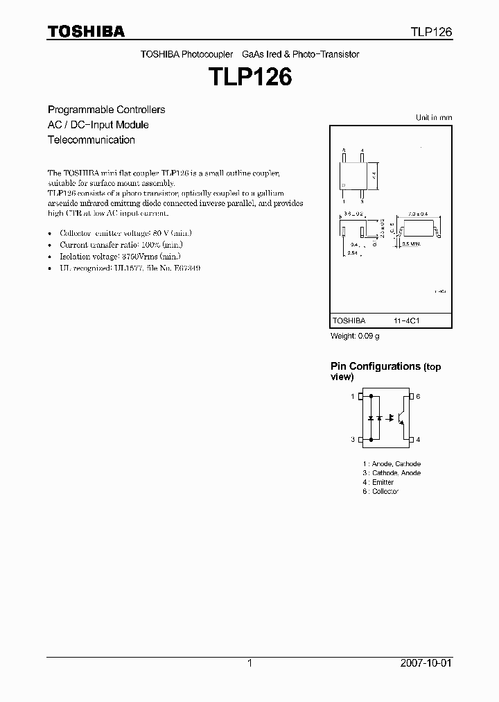 TLP12607_4131922.PDF Datasheet