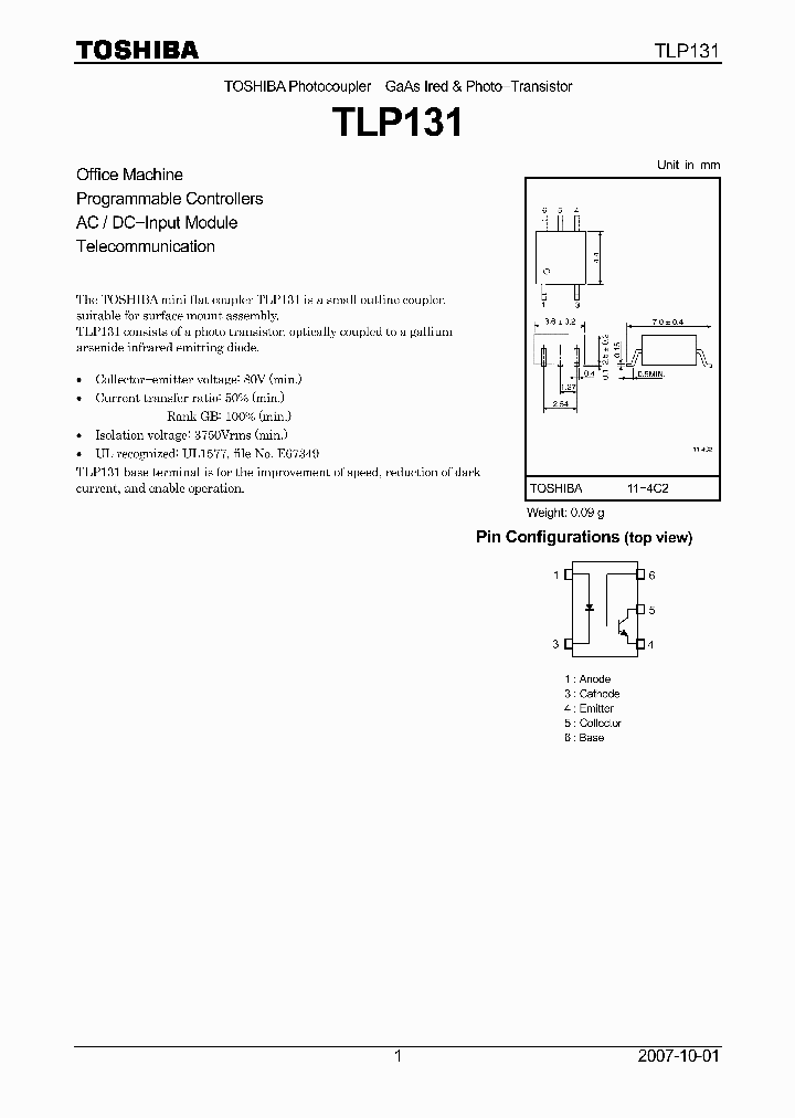 TLP13107_4131919.PDF Datasheet