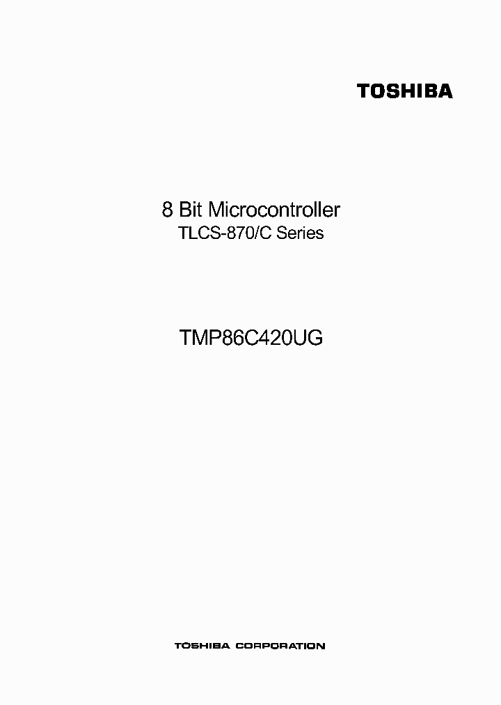 TMP86C420UG_4114356.PDF Datasheet