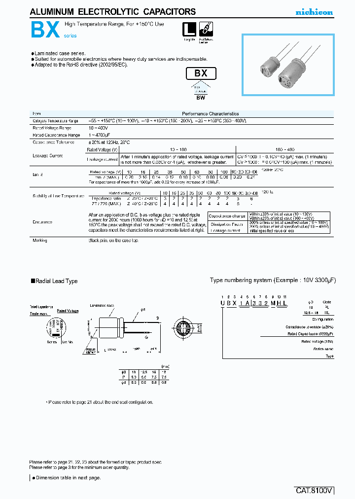 UBX1V330MHL_4119463.PDF Datasheet