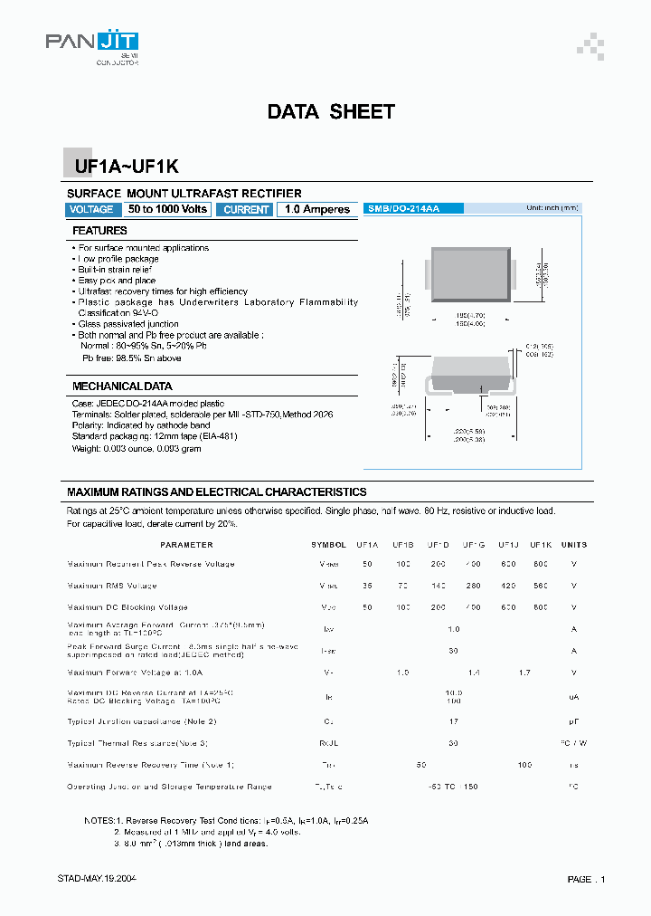 UF1G_4114325.PDF Datasheet