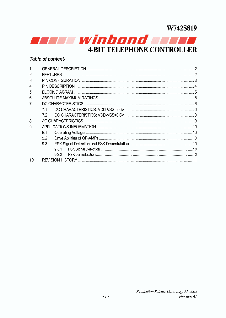 W742S819_4121542.PDF Datasheet